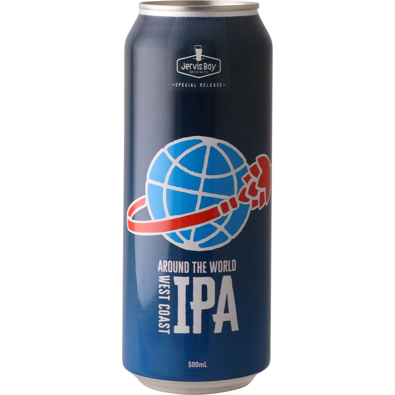 JERVIS BAY AROUND THE WORLD WEST COAST IPA CANS
