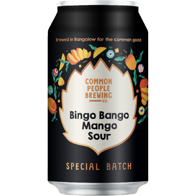 COMMON PEOPLE BREWING BINGO BANGO MANGO SOUR CAN