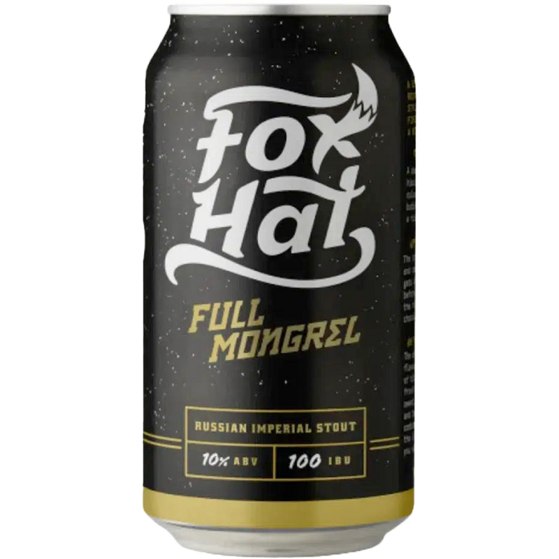 FOX HAT FULL MONGREL STOUT CAN