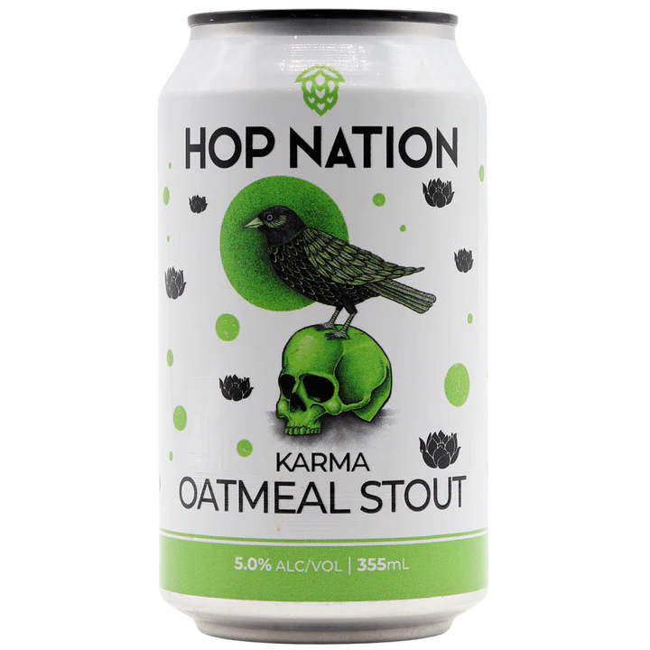 HOP NATION KARMA OATMEAL STOUT CAN