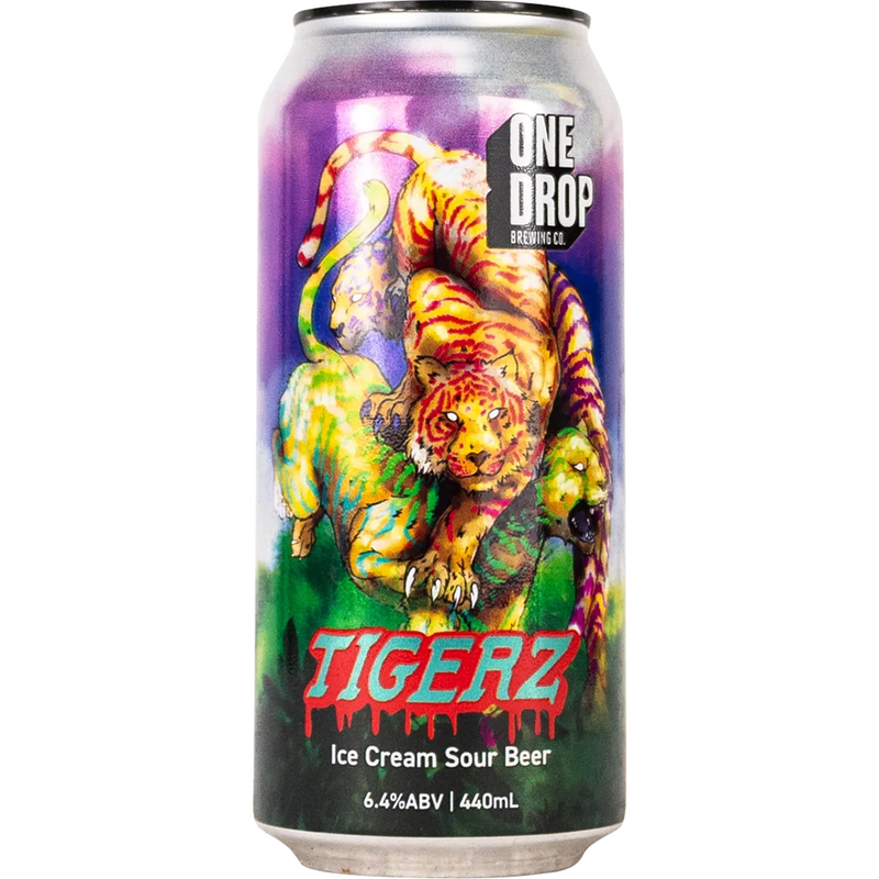 ONE DROP TIGERZ ICE CREAM SOUR CAN