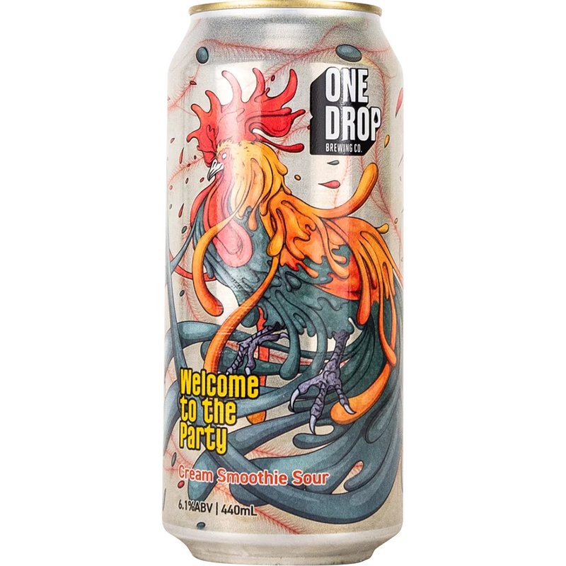 ONE DROP WELCOME TO THE PARTY CREAM SMOOTHIE SOUR CAN