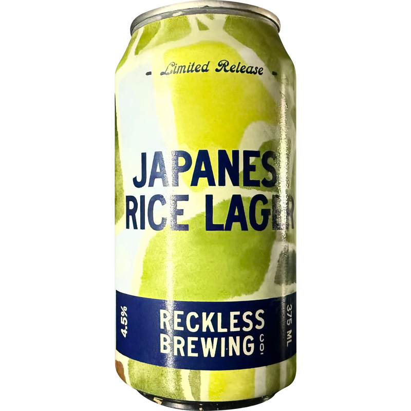 RECKLESS JAPANESE RICE LAGER CAN