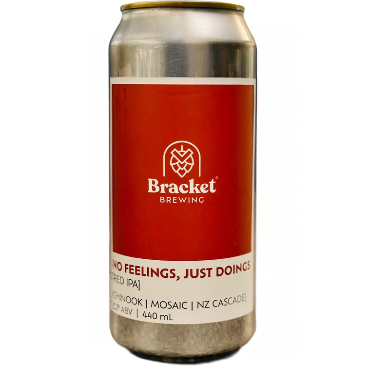 BRACKET NO FEELINGS, JUST DOINGS RED IPA CAN