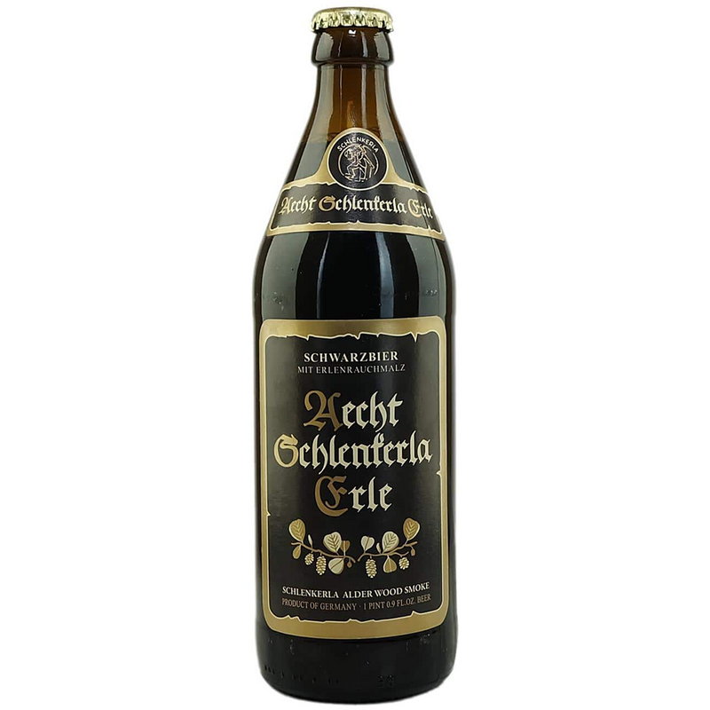 SCHLENKERLA ERLE SCHWARZBIER BLACK LAGER BOTTLES