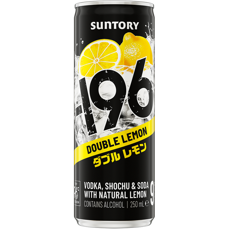 SUNTORY -196 DOUBLE LEMON 9% CANS