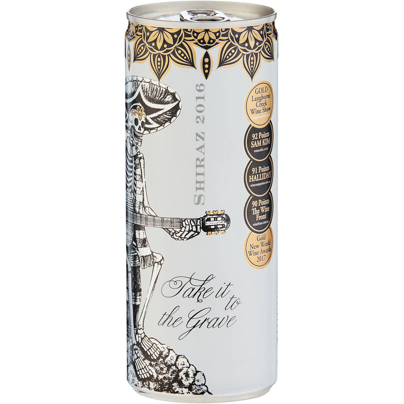 TAKE IT TO THE GRAVE SHIRAZ CANS