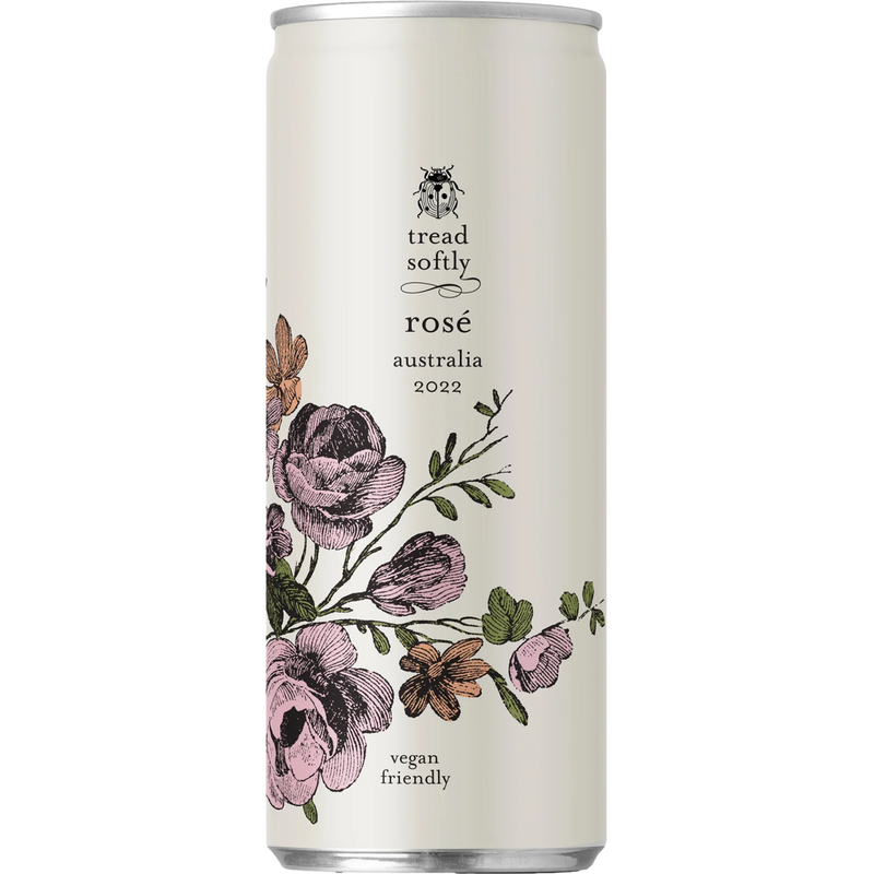 TREAD SOFTLY ROSE CANS