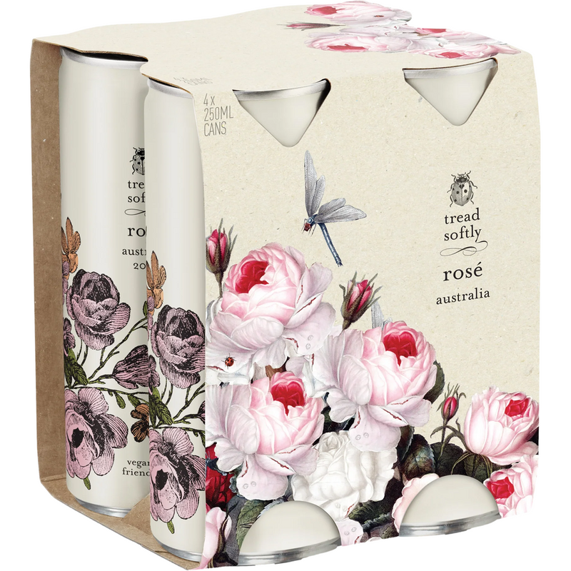 TREAD SOFTLY ROSE CANS