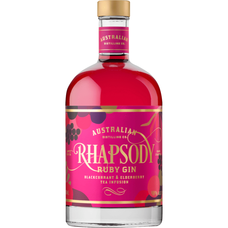 AUSTRALIAN DISTILLERY RHAPSODY RUBY GIN 700ML