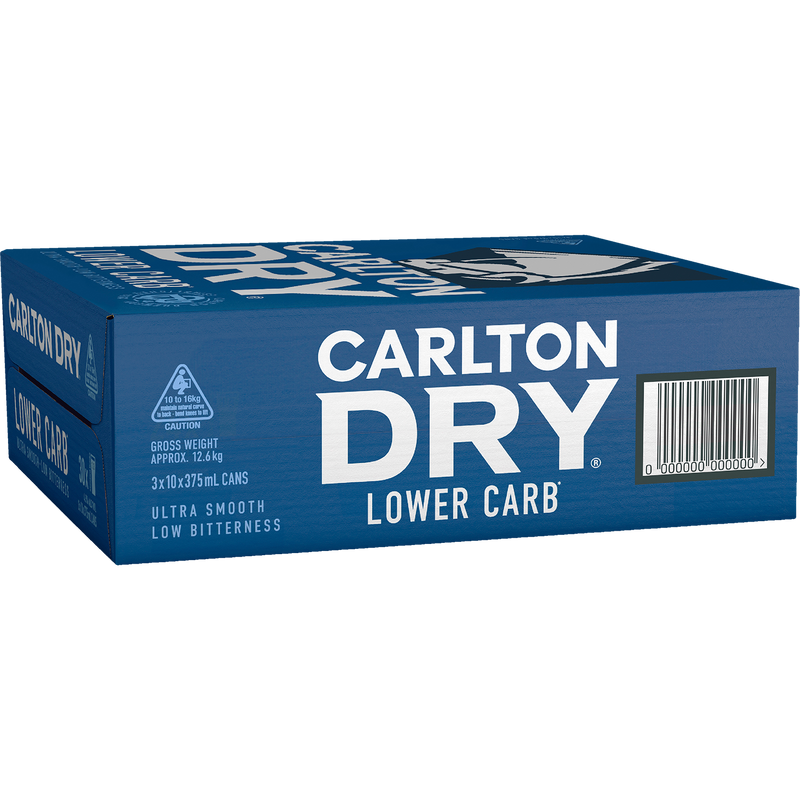 CARLTON DRY 10 PACK CANS