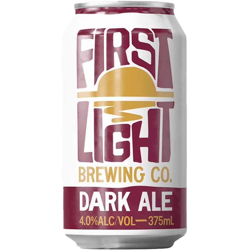 FIRST LIGHT DARK ALE CAN