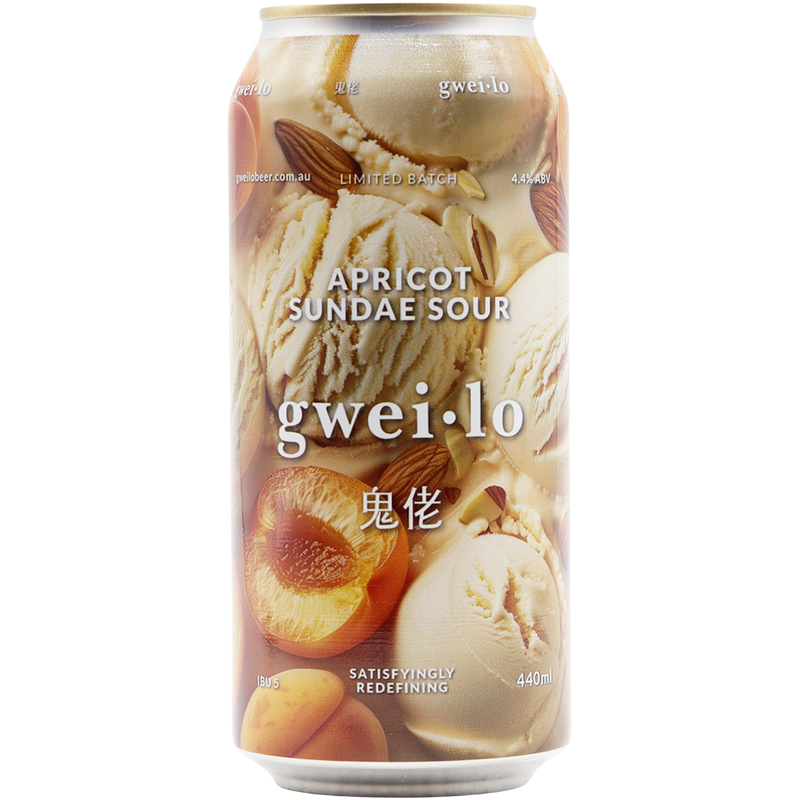 GWEILO APRICOT SUNDAE SOUR CAN