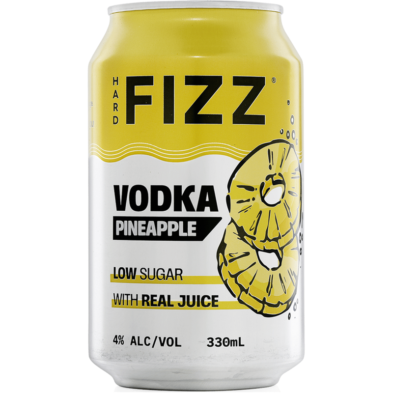 HARD FIZZ VODKA PINEAPPLE CANS