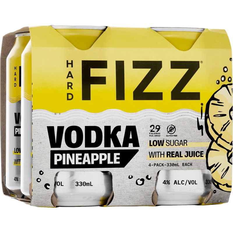 HARD FIZZ VODKA PINEAPPLE CANS