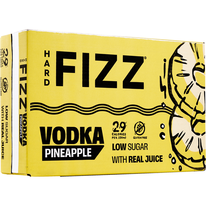 HARD FIZZ VODKA PINEAPPLE CANS