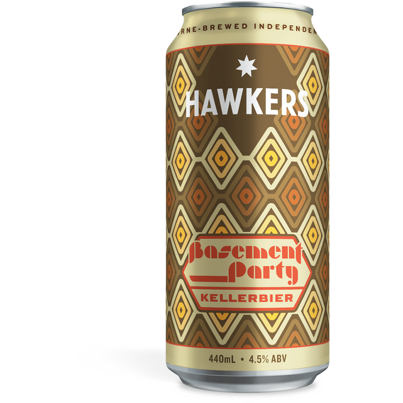 HAWKERS BASEMENT PARTY KELLER BEER CAN