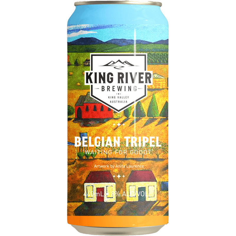 KING RIVER WAITING FOR GODOT BELGIAN TRIPEL CAN