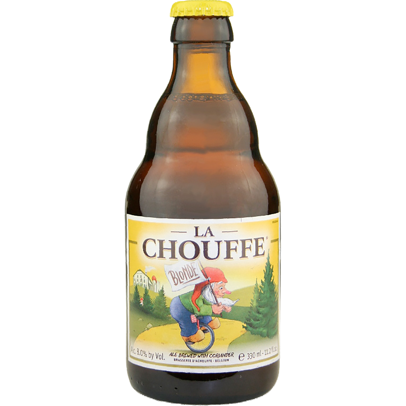 LA CHOUFFE BELGIAN BLONDE ALE BOTTLES