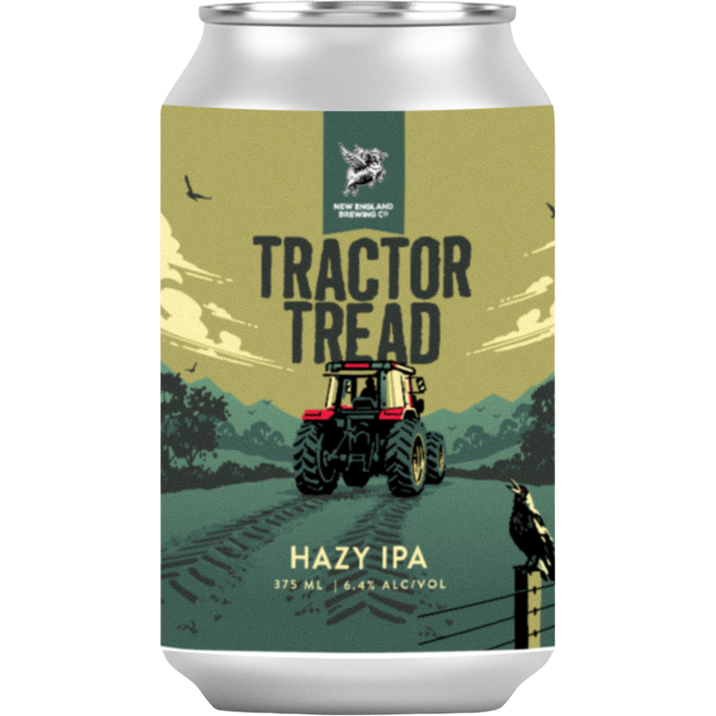 NEW ENGLAND TRACTOR TREAD HAZY IPA CAN