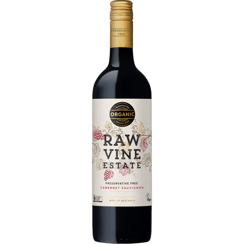 RAW VINE ESTATE ORGANIC CAB SAUV