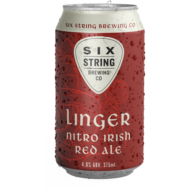 SIX STRING LINGER NITRO IRISH RED ALE CAN