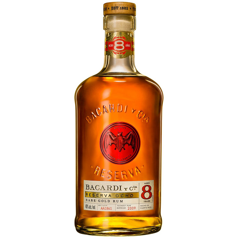 BACARDI OCHO 8 YEAR OLD RUM 700ML