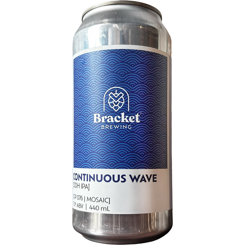 BRACKET CONTINUOUS WAVE DDH IPA CAN
