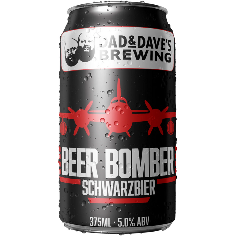 DAD & DAVE'S BEER BOMBER SCHWARZBIER CANS
