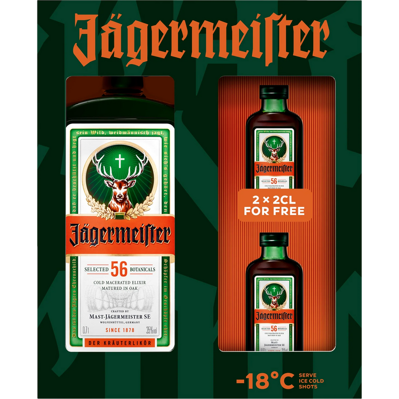 JAGERMEISTER GIFT BOX 700ML + MINIS