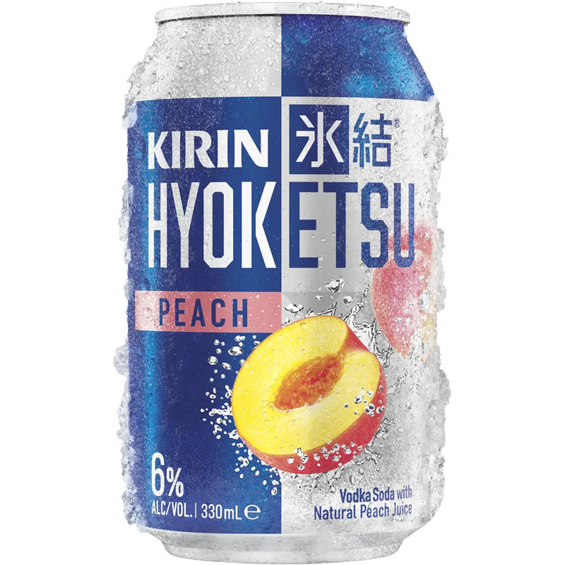 KIRIN HYOKETSU VODKA PEACH CANS