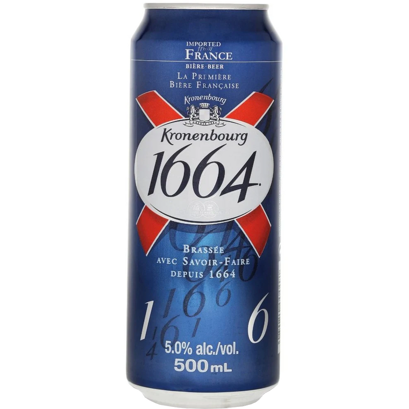 KRONENBOURG 1664 BLANC CANS