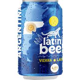 LATIN BEER ARGENTINIAN VIENNA LAGER CANS