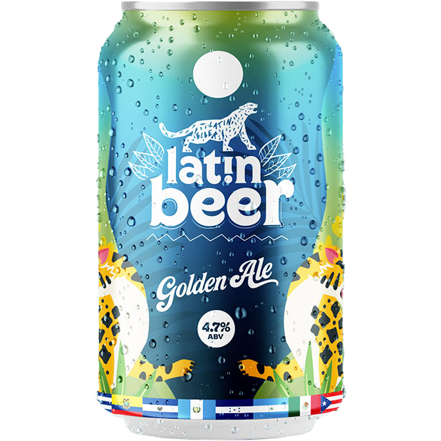 LATIN BEER GOLDEN ALE CANS