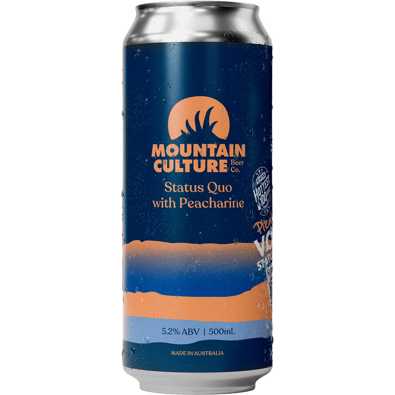 MOUNTAIN CULTURE STATUS QUO PEACHERINE CANS
