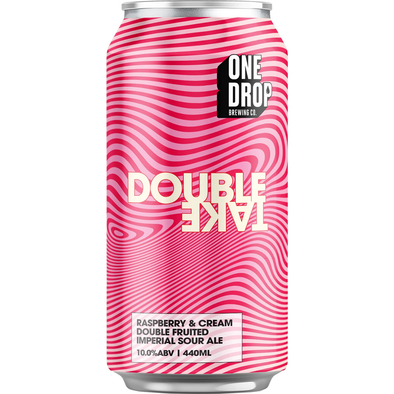 ONE DROP DOUBLE TAKE RASPBERRY & CREAM SOUR CAN