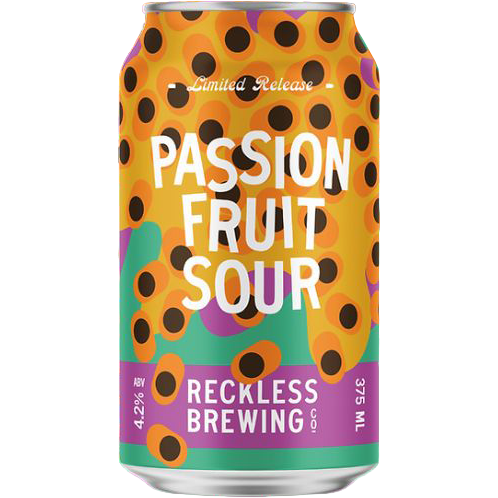 RECKLESS PASSIONFRUIT SOUR CANS