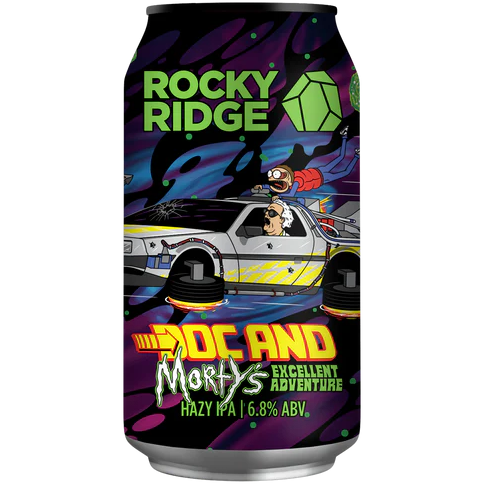 ROCKY RIDGE DOC & MORTY'S EXCELLENT ADVENTURE HAZY IPA CAN