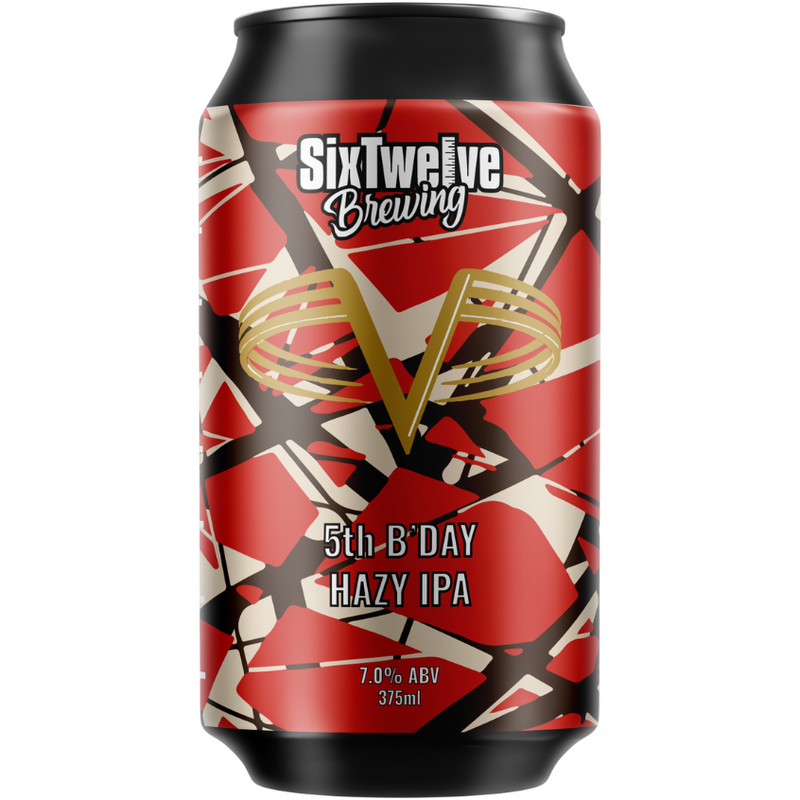 SIX TWELVE BREWING 5TH BIRTHDAY HAZY IPA CANS
