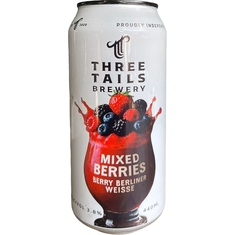 THREE TAILS MIXED BERRY BERLINER WEISSE CAN