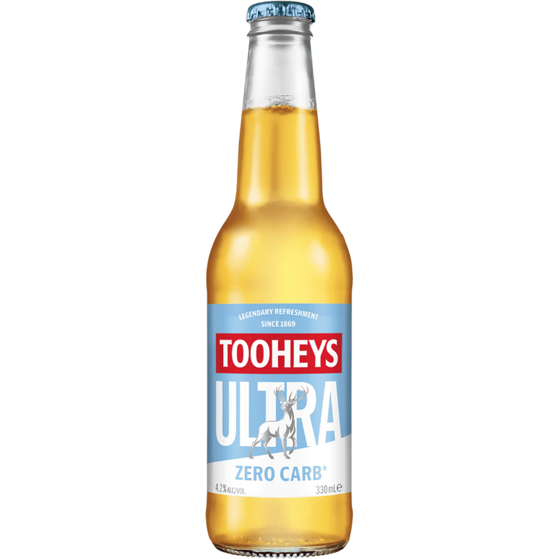 TOOHEYS ULTRA ZERO CARB BOTTLES