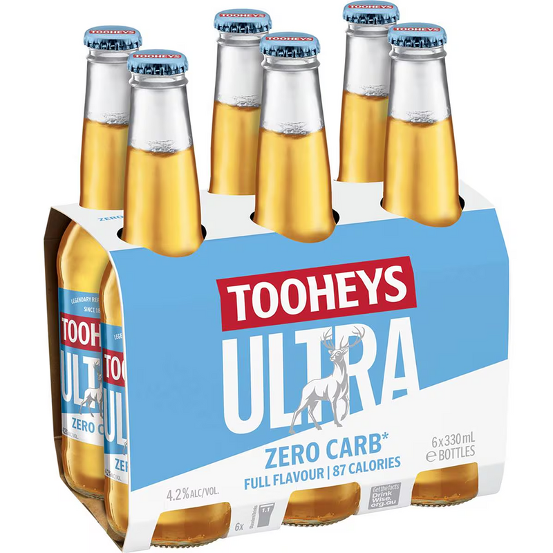 TOOHEYS ULTRA ZERO CARB BOTTLES