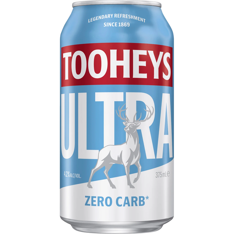 TOOHEYS ULTRA ZERO CARB CANS