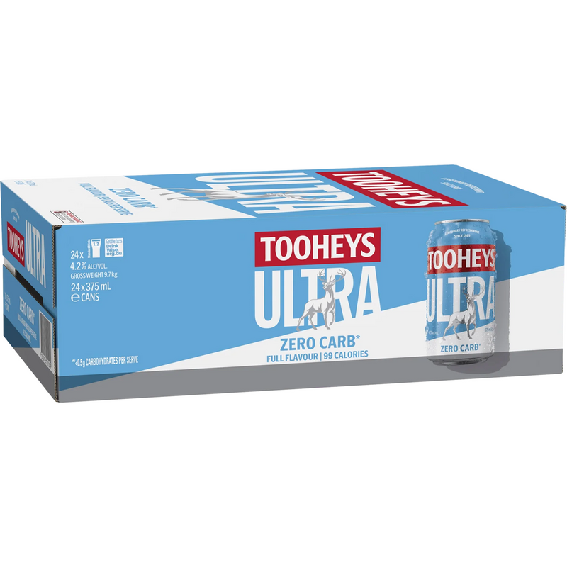 TOOHEYS ULTRA ZERO CARB CANS