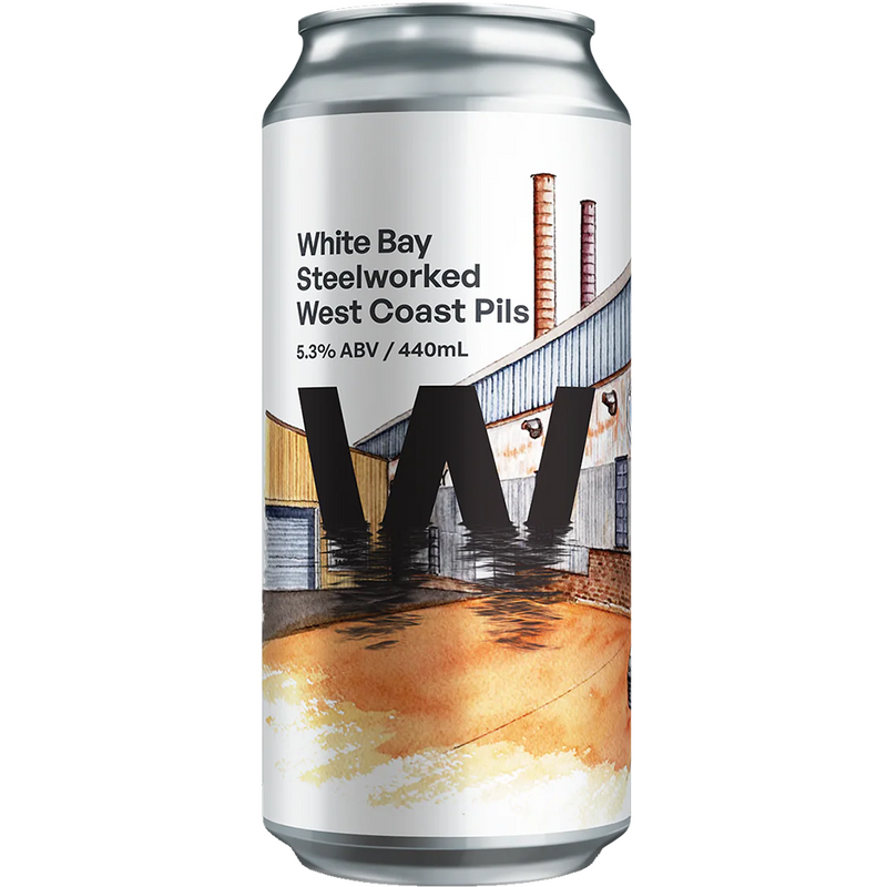 WHITE BAY STEELWORKED WC PILS CAN