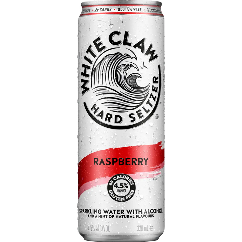 WHITE CLAW RASPBERRY SELTZER