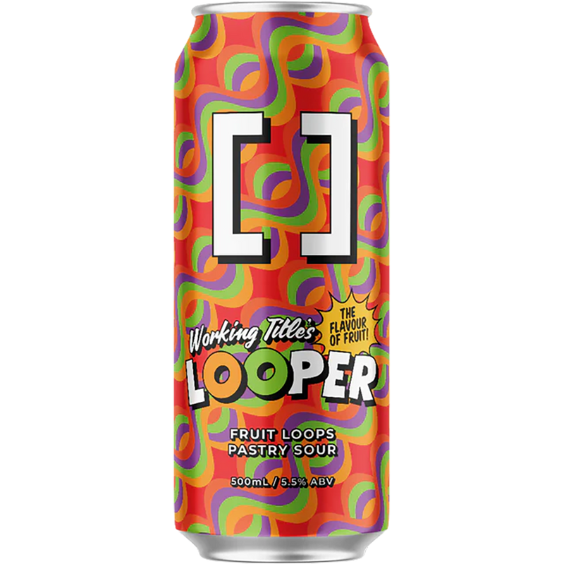 WORKING TITLE LOOPER FRUIT LOOPS SOUR CANS