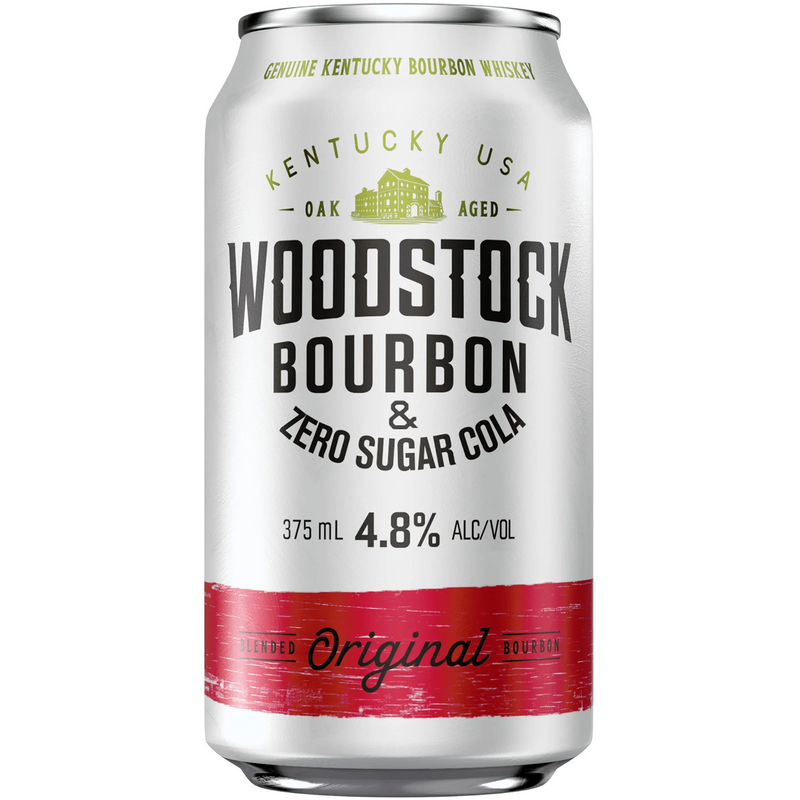 WOODSTOCK ZERO COLA 4.8% CANS