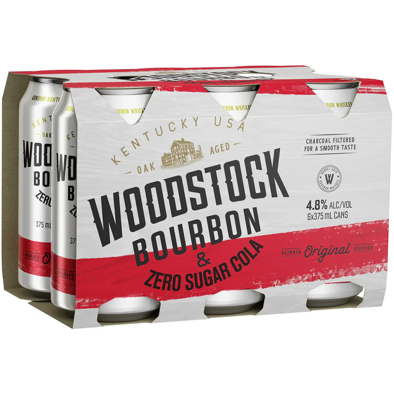 WOODSTOCK ZERO COLA 4.8% CANS