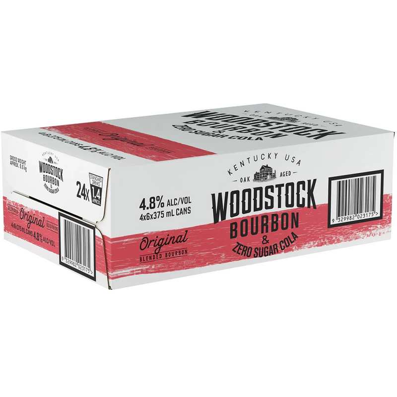 WOODSTOCK ZERO COLA 4.8% CANS